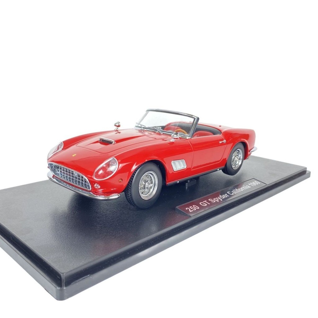 ข้อบกพร่อง KK 1: 18 Ferrari 250GT California Spyder 1960 โมเดลรถอัลลอย