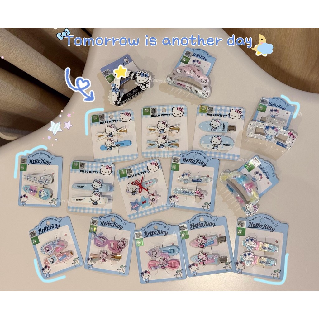 [แท้100%] Sanrio - Tomorrow is another day กิ๊ฟหนีบติดผมคิตตี้ คอลใหม่ล่าสุด มาด้วยโทนสิcolorful ซานริโอ้ ซาริโอ้