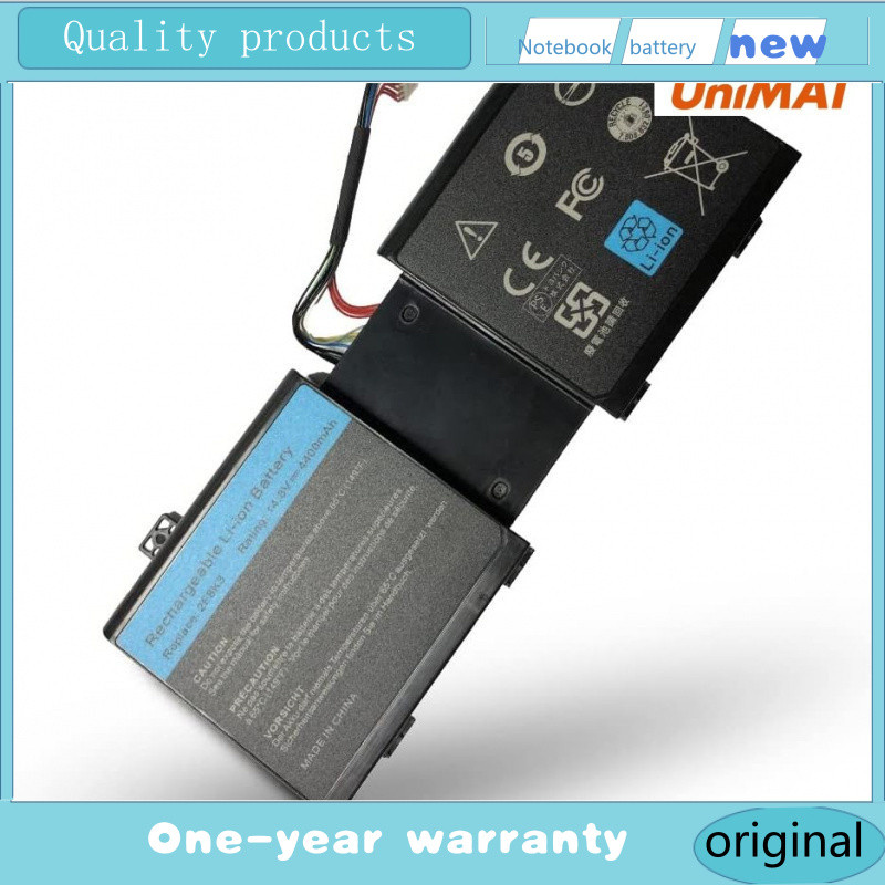 2F8K3 แบตเตอรี่ Dell 2F8K3-4S2P Dell M18X R3 Alien 17 2F8K3 M17X R5 P18E Laptop