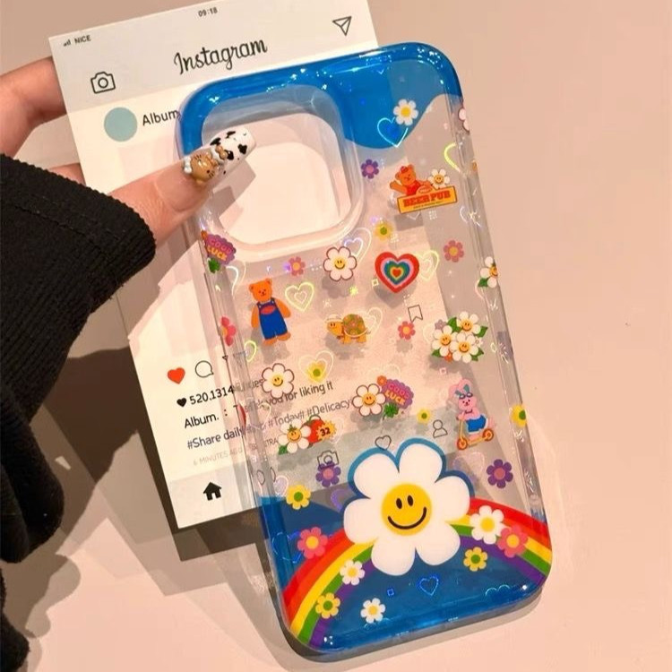 SUN เคสโทรศัพท์ แบบนิ่ม สำหรับรุ่น 15 15PRO 14 13 13PRO 13PROMAX 12 Pro Max 11 8plus 7plus  XR X XS Max SE 11Pro ราคา ถูกที่สุด ดีลบีเคเค แกลเลอรีภาพที่ 3
