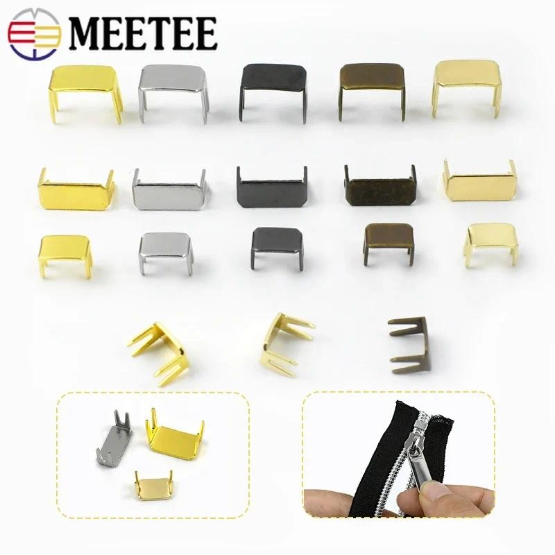 10 ชิ้น 3#5#8#10# คลิปหางโลหะ Zip Stopper สําหรับกระเป๋าถือ Garments End Lock อุปกรณ์เย็บผ้า - รูปที่ 4