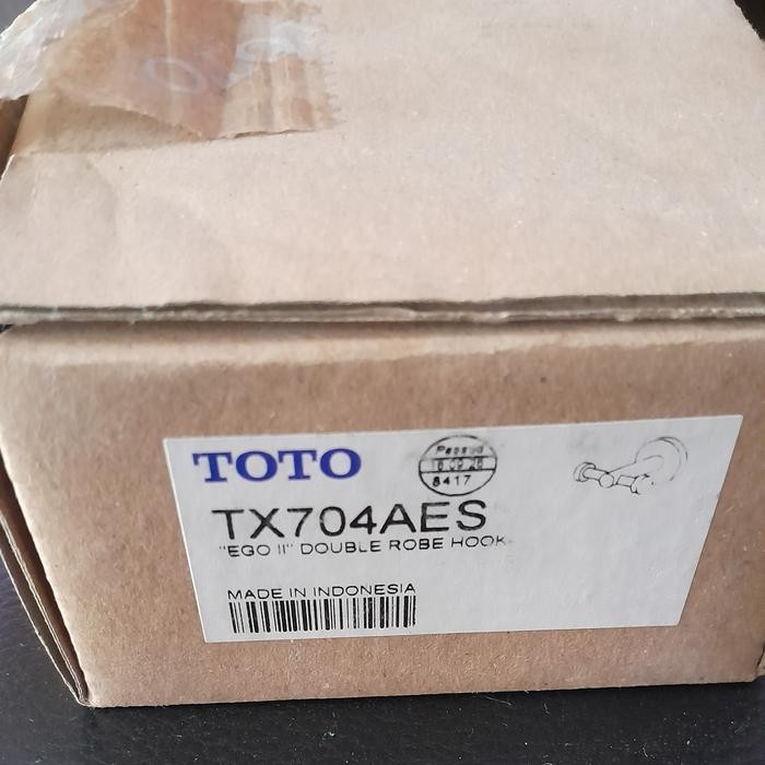 GANTUNGAN Original TOTO EGO II ตะขอแขวนเสื้อคลุมคู่ไม้แขวนเสื้อ TX704AES