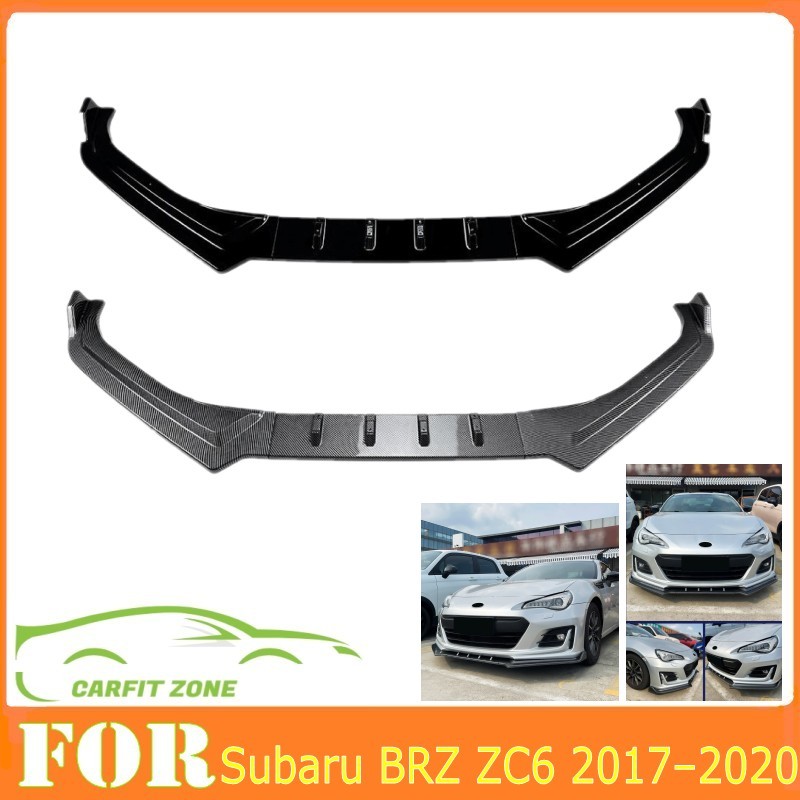 สําหรับ Subaru BRZ ZC6 2017–2020 ด้านหน้า Lip Splitter มุมกันชน Diffuser การปรับเปลี่ยนชุด