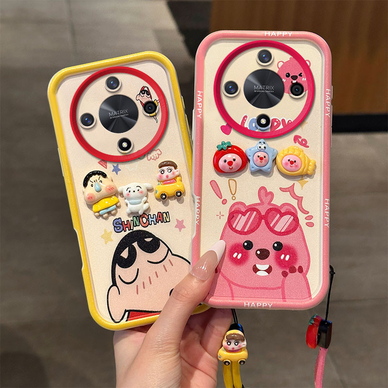 เคส HONOR X9B X8B X6B เคสโทรศัพท์ซิลิโคนอ่อนนุ่มตุ๊กตาการ์ตูน