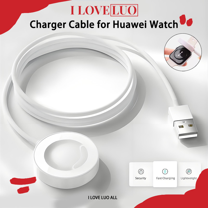 สายชาร์จ for Huawei Fit 4/4 Pro ชาร์จหัวเดียว for Huawei Watch 4 3 Pro GT6 GT3/3Pro/3SE GT2 Pro/Pro ECG GT Runner/Cyber