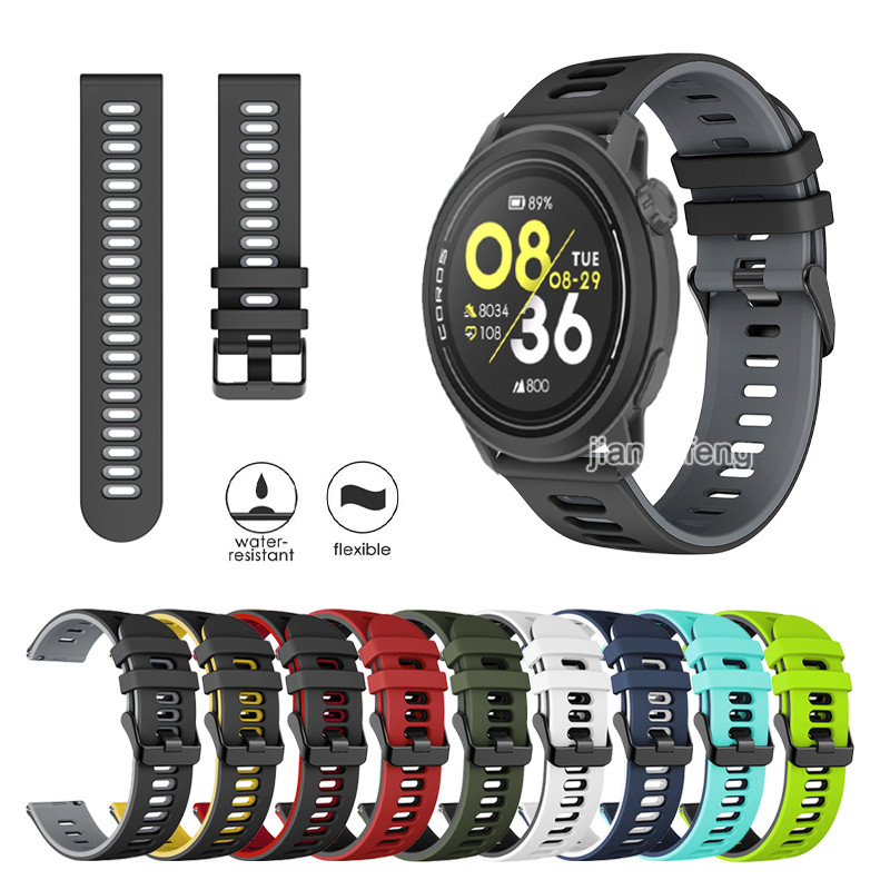 กีฬาเปลี่ยนสายนาฬิกาซิลิโคนสําหรับ COROS PACE 2 3 APEX 2 pro APEX 42 มม.46 มม.
