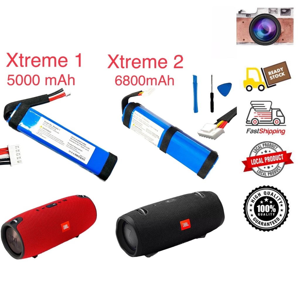 แบตเตอรี่ JBL XTREME 1/XTREME 2/ XTREME 1 (5000mAh) XTREME 2-3 (5200mAh)