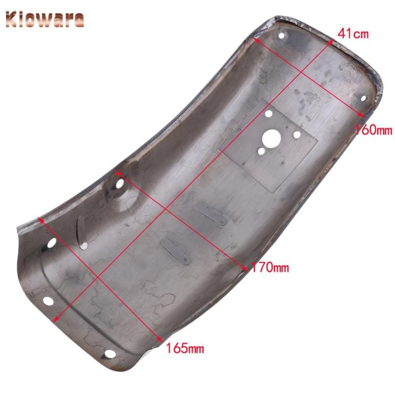 [โคลแวร์] รถจักรยานยนต์สแตนเลสด้านหลังบังโคลนเมาล้อยาง นักกอด โคลนยามสาดยามสําหรับ CN125, โครเมี่ยม - รูปที่ 2