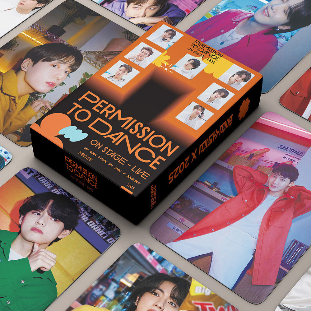 55-127pcs PERMISSION TO DANCE ON STAGE Photocards 2025 FESTA 12th Anniversary Jin ECHO J-HOPE V JUNG