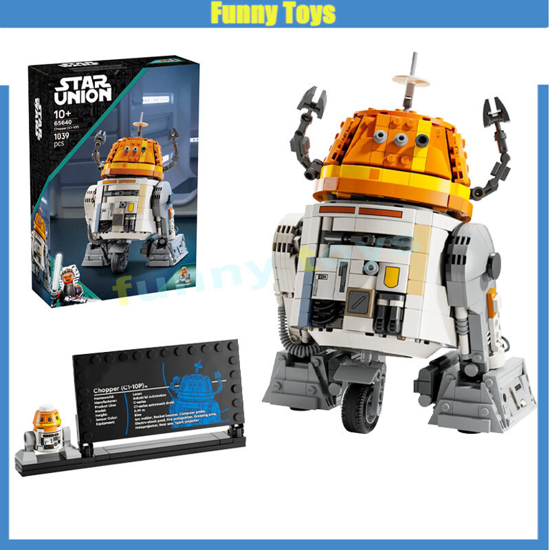 75416 Chopper (C1-10P) Building Blocks Ahsoka Featuring Lovable Astromech Droid ของเล่นของขวัญสําหรั