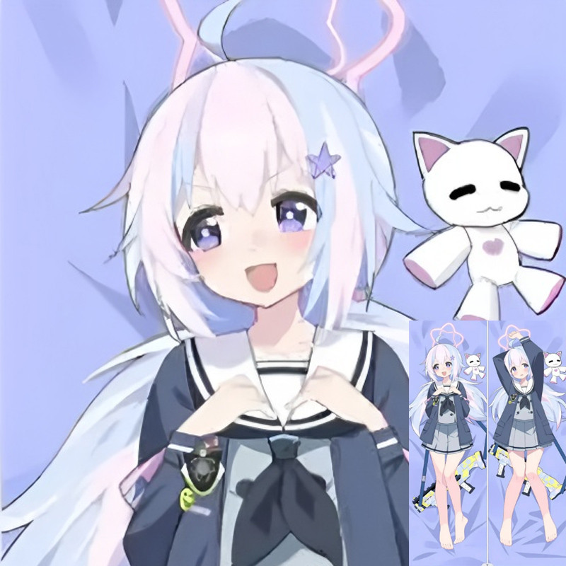 อะนิเมะ Blue Archive Uzawa Reisa Dakimakura Waifu ปลอกหมอน 2 ด้านพิมพ์ตกแต่งหมอน Hing ปลอกหมอนอิง