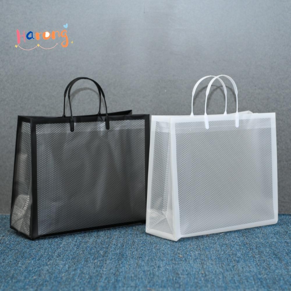 กระเป๋า tote HARONG PVC กันน้ำ ขนาดใหญ่ พกพาสะดวกสำหรับท่านผู้หญิง