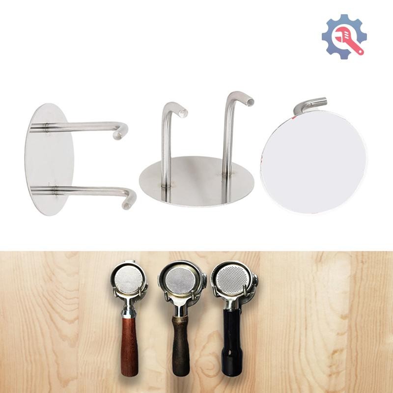 [GEX] Self-adhesive Coffee Bottomless Portafilter Wall Rack 51mm/53mm/54mm/58mm Coffee Bottom Filter