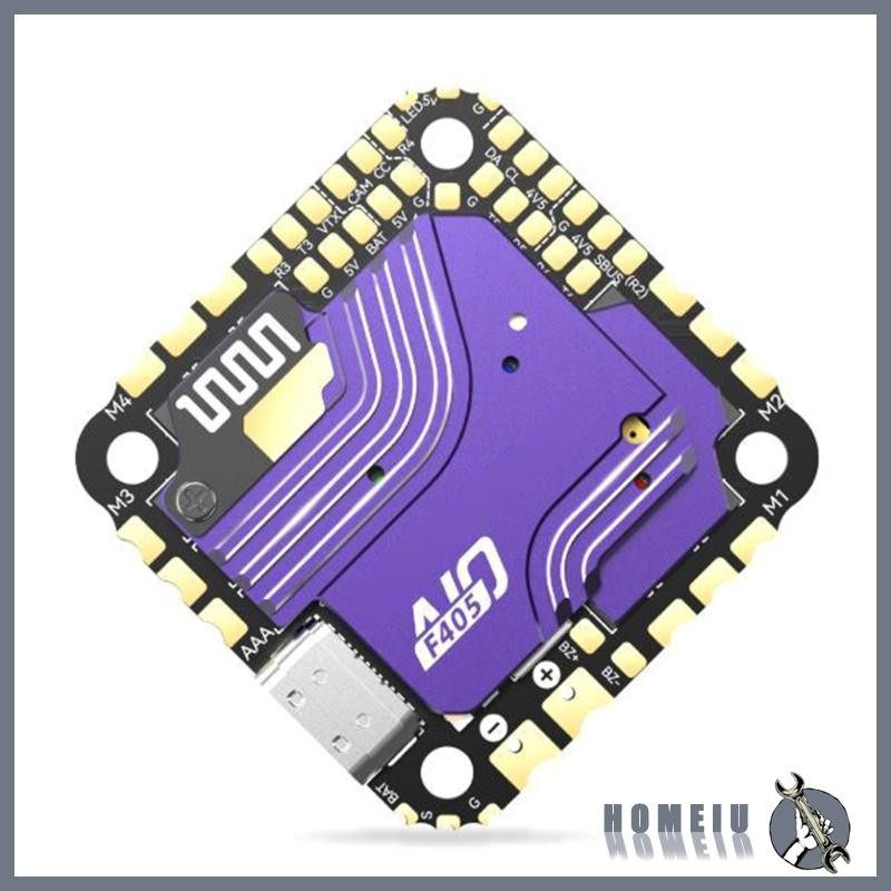 HOMEIU F405 ตัวควบคุมการบิน 40A 3-6S สําหรับ FPV 5 นิ้วรีโมทคอนโทรลอุปกรณ์เสริม Quadcopter