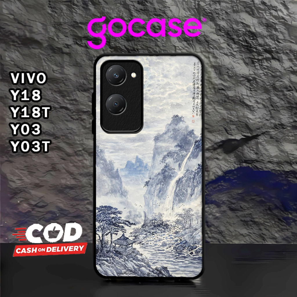 ( SR 8 ) Premium Glossy Shiny Softcase สําหรับ VIVO Y18 I Y18T I Y03 I Y03T ABSTRACT ANIME ROG Premi
