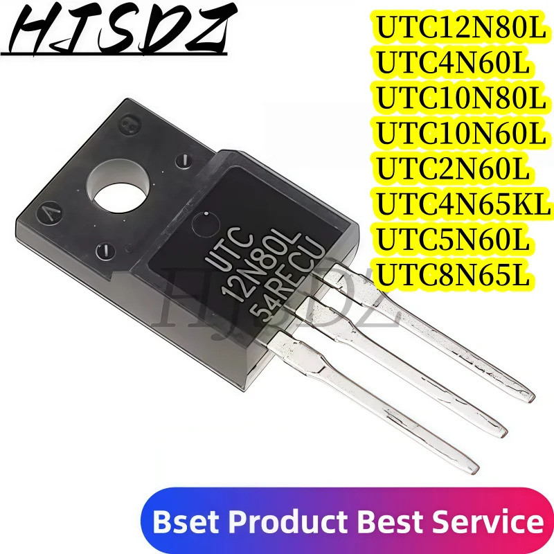 1-5PCS UTC10N80L UTC12N80L UTC4N60L UTC4N65KL UTC10N60L UTC2N60L UTC5N60L UTC8N65L ทรานซิสเตอร์ Fiel