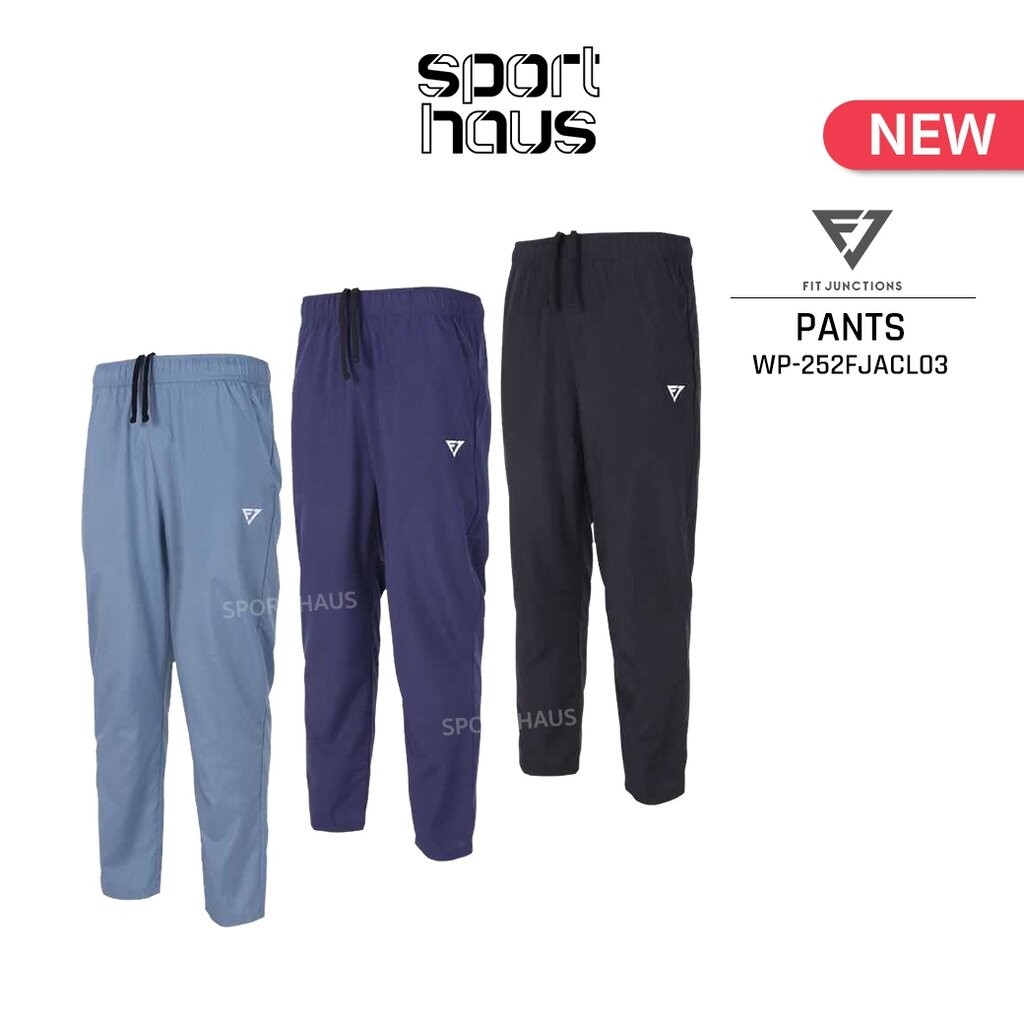 กางเกงขายาว ผ้าร่ม Fit Junction Pants ขาปล่อย ทรงสปอร์ต ผ้านุ่มสบาย ระบายอากาศ รหัส WP-252FJACL03