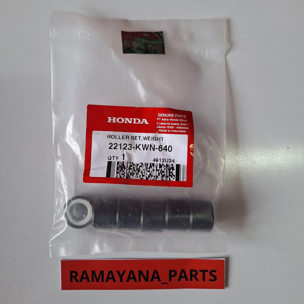 ชุดลูกกลิ้งน้ําหนัก Honda Vario 125 eSP Vario 125 eSP K60R 22123KWN640