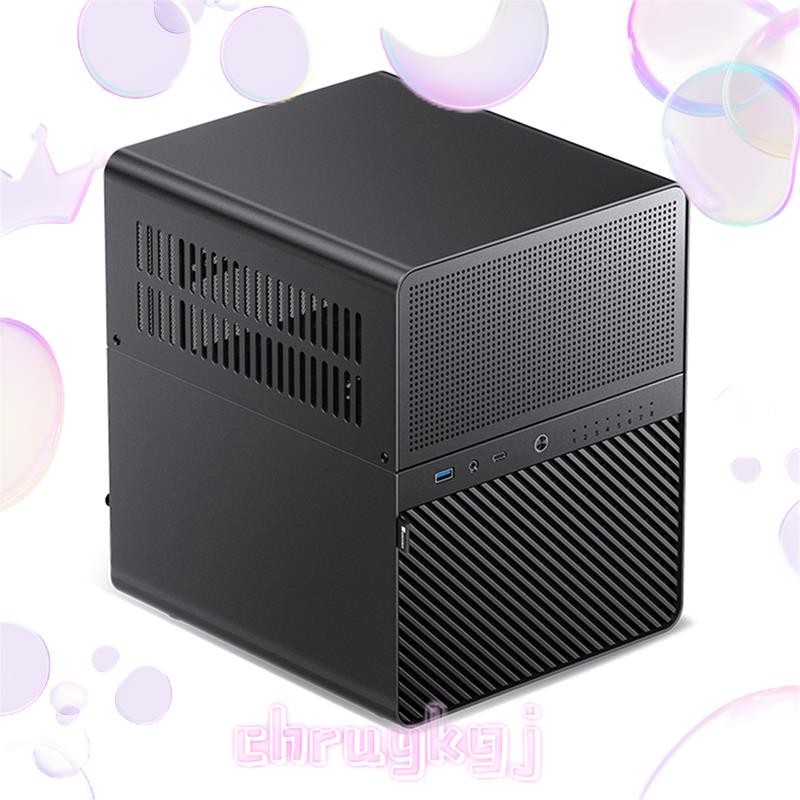 N3 NAS Mini Case Aluminium ITX Chassis 8 Disk Support, 130mm CPU Cooler, 250mm Graphics Card Dual 10