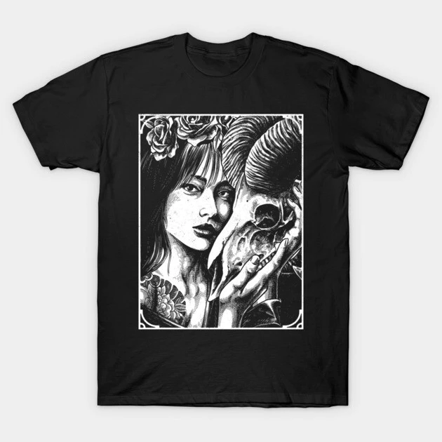 เสื้อยืด Vintage WITCH Cotton 100% คอกลม
