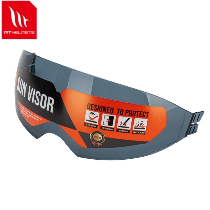 MT Thunder 3SV หมวกกันน็อคครึ่งใบพร้อมเลนส์ชาดําในตัวสําหรับ MT Thunder 3 SV JET-EXPERT