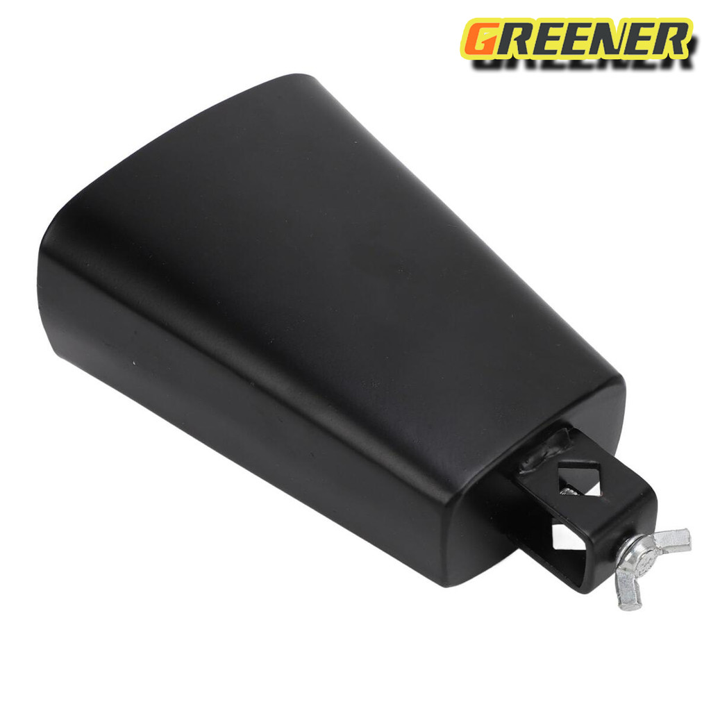 Greener คาวเบล Cowbell 5 นิ้ว พร้อมไม้กลอง ใช้เคาะจังหวะร่วมกับกลองชุด กลองแห่ กิจกรรมสันทนาการ COWBELL คาวเบลล์ เล็ก ราคา ถูกที่สุด ดีลบีเคเค แกลเลอรีภาพที่ 7