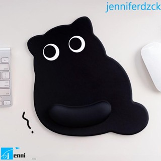 เจนนิเฟ แผ่นรองเมาส์แมวดํา,แผ่นรองข้อมือกันลื่นแมวแผ่นรองเมา…