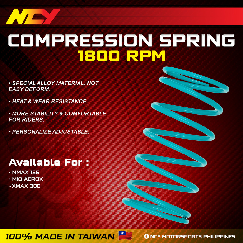 NCY CVT Racing Spring สําหรับ XMAX 250/300/Hussky 150/Adv150 160 /Pcx150-v2/Vario 125 150 160