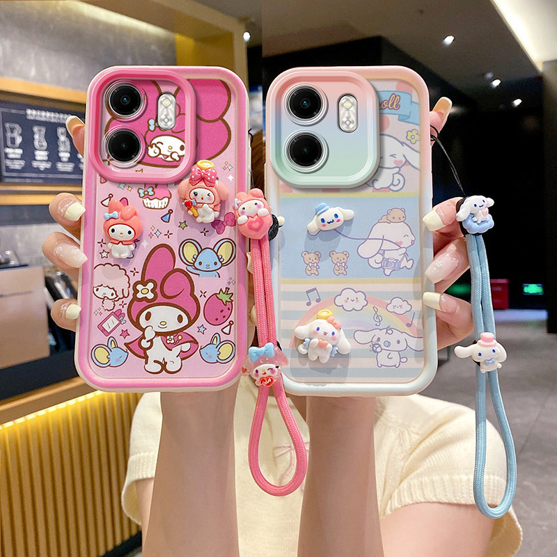 เคส oppo a5x 5g เคส oppo a5x เคสโทรศัพท์ตุ๊กตา 3D น่ารักสําหรับ