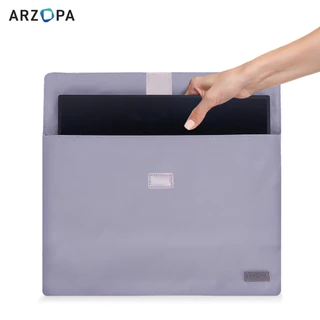 อาร์โซปา 16.1 "/14.0 "/17.3" กระเป๋าใส่แขนจอภาพแบบพกพา, ซองหนัง ปู่ สําหรับแล็ปท็อปจอภาพการเดินทาง, สีเทา