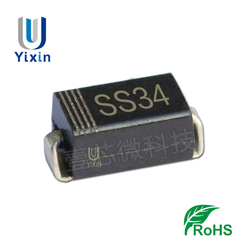โรงงานขายตรง SS34 SMA 3A 40V Patch 1N5822 DO-214AC Shoteki Diode
