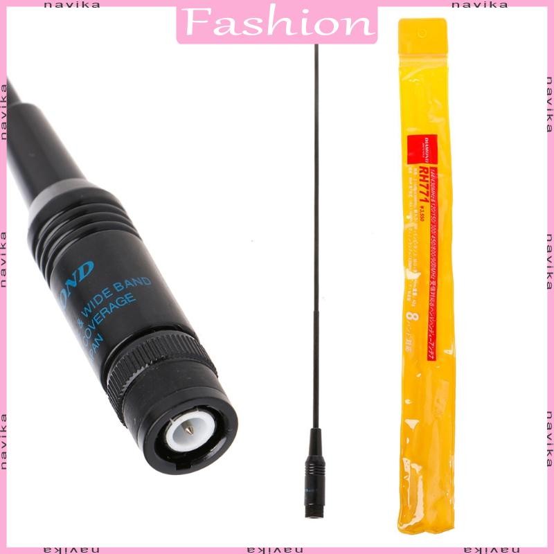 NAV 38 ซม.14 96in ความยาว RH-771 Dual Band VHF UHF BNC Walkie วิทยุมือถือเสาอากาศสําหรับ UV-5R