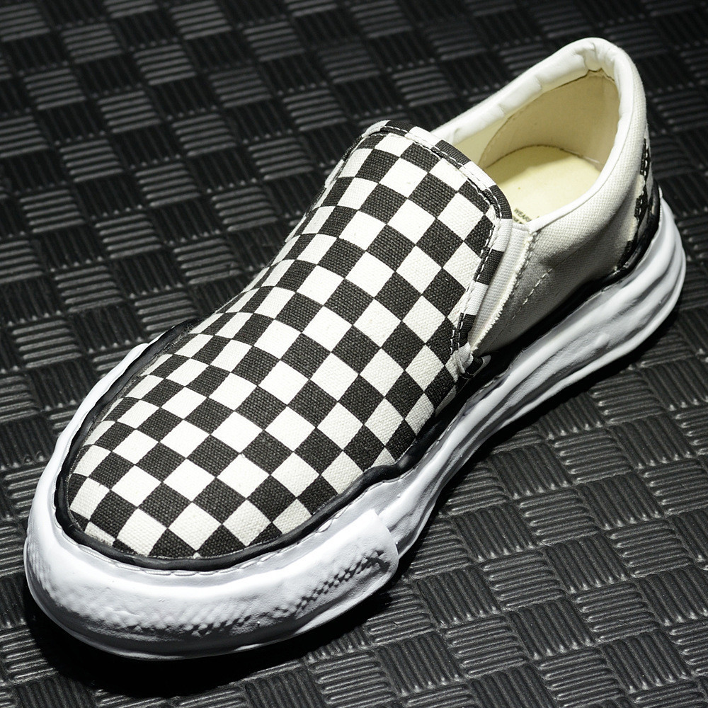 รองเท้าผ้าใบลายสก๊อตผู้ชาย MMY Miyahara Yasuhiro