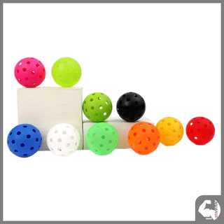 พิคเคิลบอล Pickleball Ball 40 หลุมกลางแจ้ง Rotomolded พลาสติก PE ขนาด 70 มม. ชิ้นทนทาน ทนแรงกด