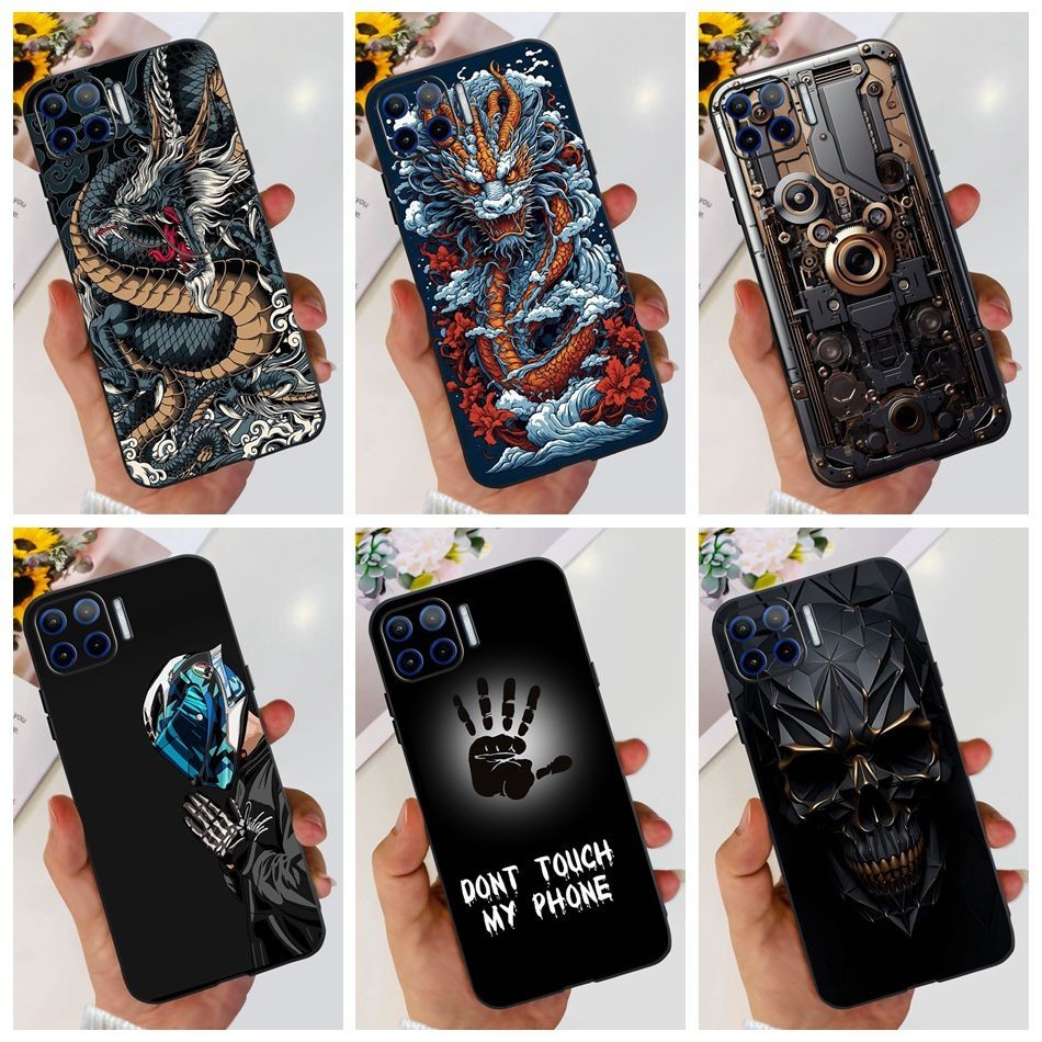 Motorola MOTO G 5G Plus / MOTO G 5G แฟชั่นมังกรโลหะสไตล์รูปแบบปลอก MOTO G 5GPlus MotoG 5G ซิลิโคนนุ่ม TPU เคสโทรศัพท์