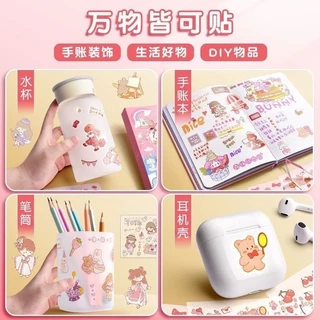 100pcs Random Sticker Waterproof Clear Pet Sticker สําหรับตกแต่งอัลบั้มสติ๊กเกอร์สติกเกอร์ที่กําหนดเอง💥จัดส่ง💥จากประเทศไทย