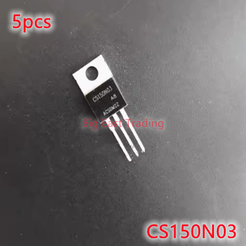 150N03 MOS CS150N03 5PCS ทรานซิสเตอร์ 150A 30V TO220,รับประกันคุณภาพ pxs5