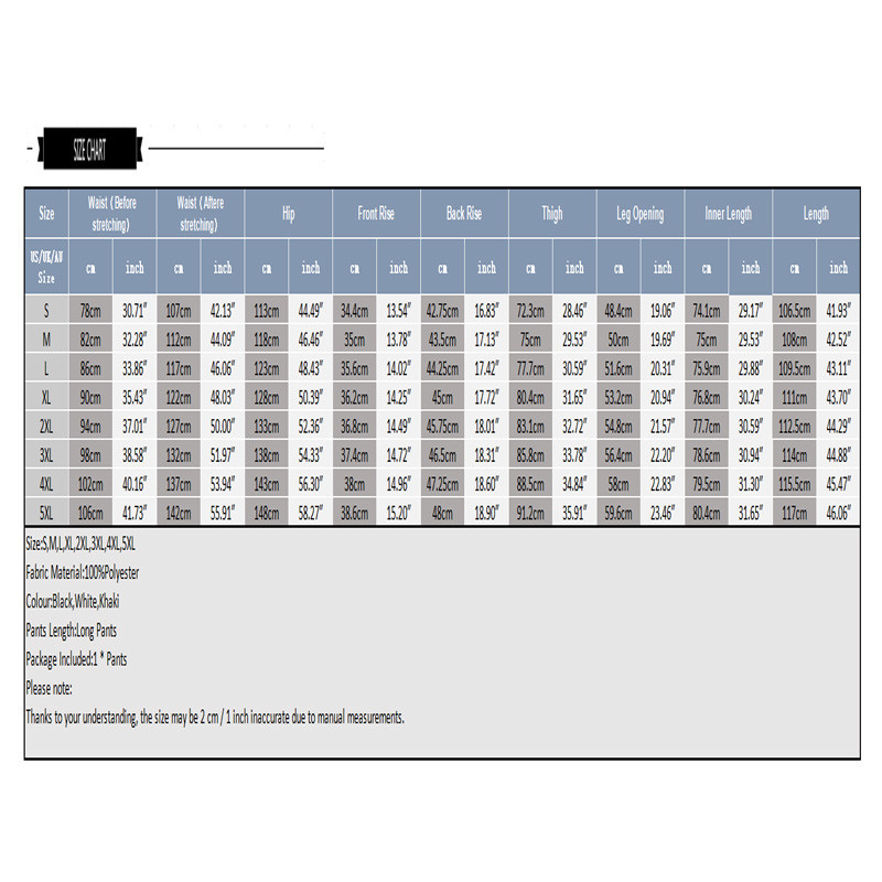 ไม่แน่นอน กางเกงอนามัยกระเป๋าขนาดใหญ่แบบมีเชือกรูดสําหรับผู้ชายพร้อมกางเกงลําลองขาตรง