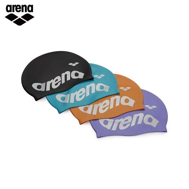การฝึกอบรมแข่งหมวกว่ายน้ํา arena arena ผู้ชายผู้หญิงว่ายน้ําฟิตเนสซิลิโคนหมวกว่ายน้ํา Fit หัวไม่ง่ายที่จะ Fall Off กันน้ํานุ่มสบาย