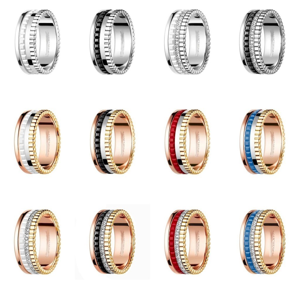 แหวนนิ้วมือสำหรับสุภาพสตรีสไตล์ใหม่ดาวสไตล์เดียวกันแหวนแฟชั่นแหวนเหล็กไทเทเนียมเปิดแหวนแยกสีแหวนคู่แหวนผู้ชายผู้หญิงอินเทรนด์อุปกรณ์