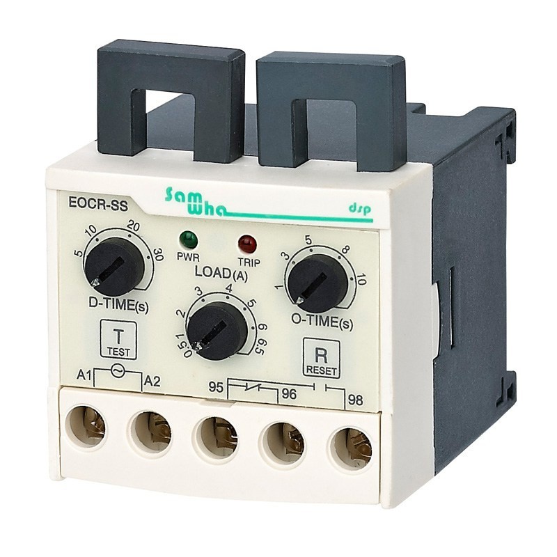 ❊Samwha-Dsp EOCR-SS-220 Electronic Overload Relay Motor Protector Thermal Overload Relay (Easy Type)