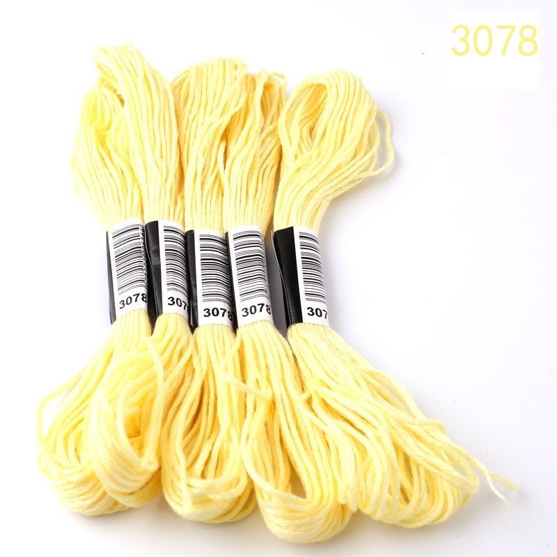 5 Skeins DMC ด้าย 3326-3761 Cross Stitch 8 เมตร Premium Rainbow สีเย็บปักถักร้อย Flossด้ายฝ้าย