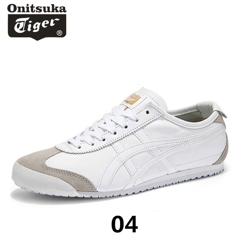 330- Onitsuka Tiger [Onitsuka Tiger/หนังแกะคุณภาพสูง] MEXICO 66รองเท้าผู้ชายและผู้หญิงรองเท้ากีฬารอง