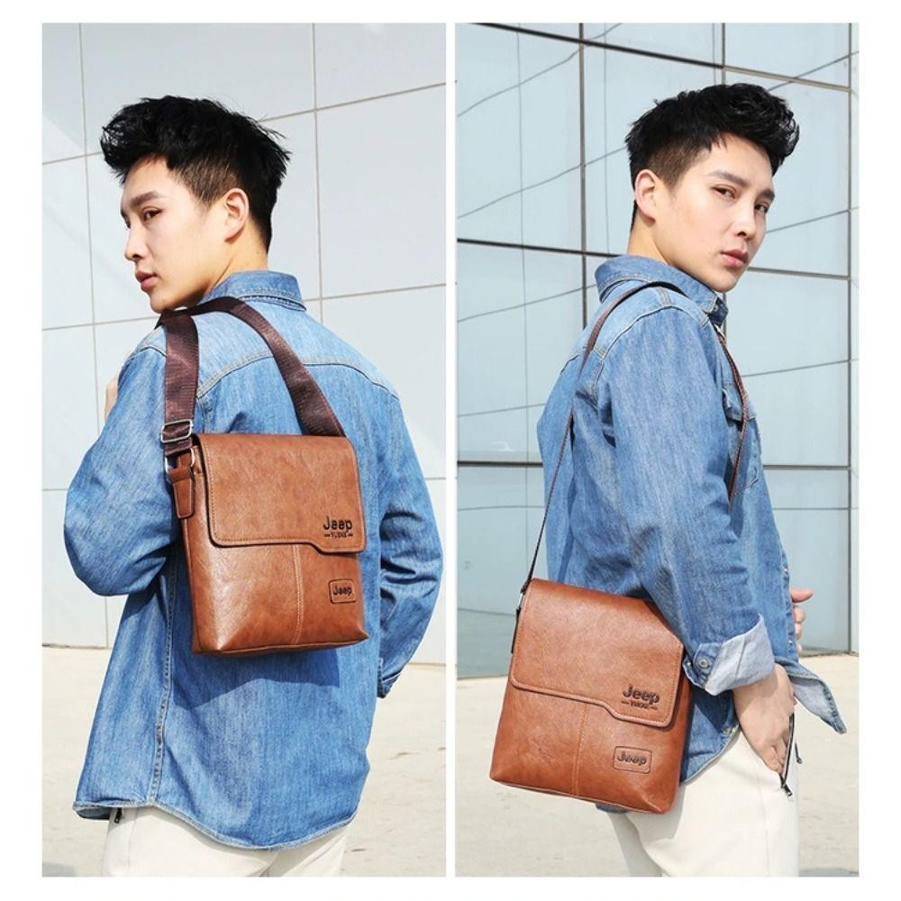 อ๊าก1 กระเป๋าผู้ชายลําลองความจุขนาดใหญ่แฟชั่นผู้ชาย