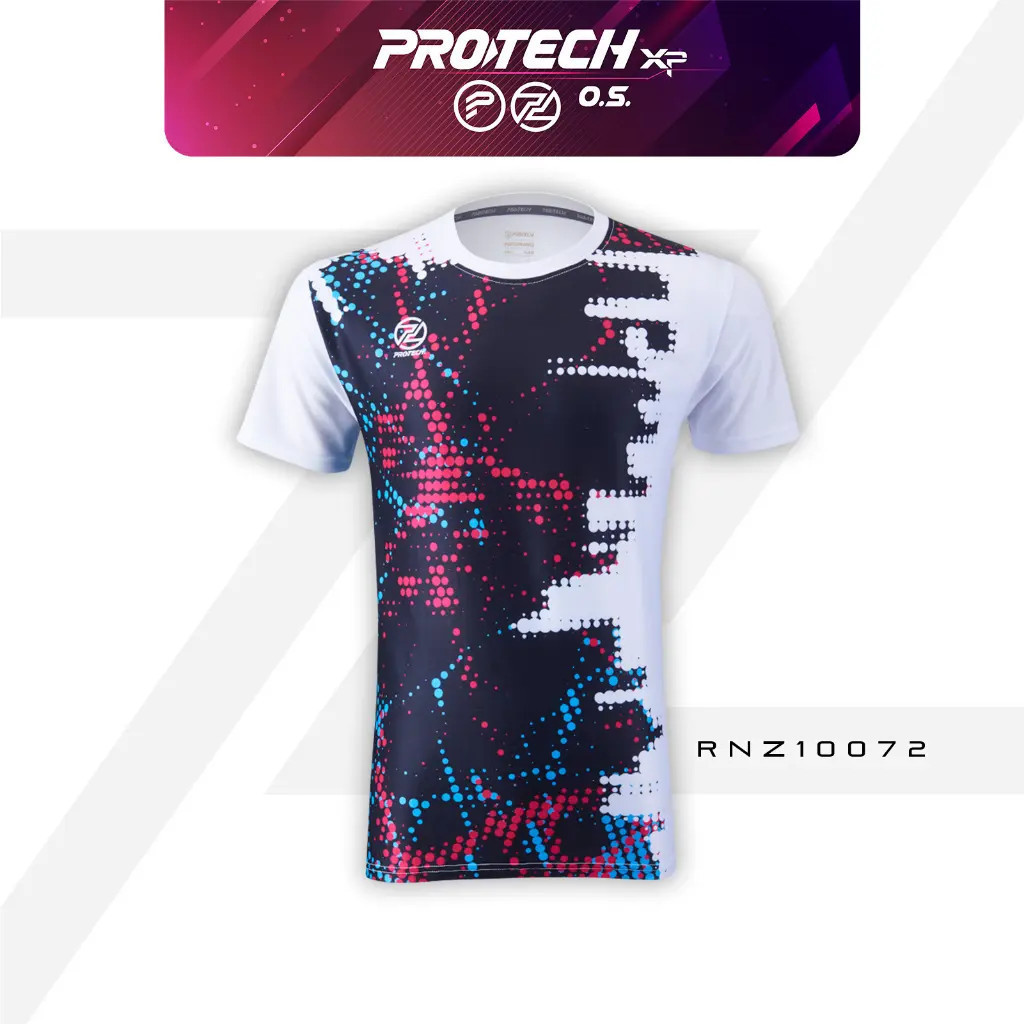 PROTECH Badminton Dry Fit Tournament Jersey - เสื้อยืด Badminton Masters สําหรับผู้ชายล่าสุดขั้นสูงเ