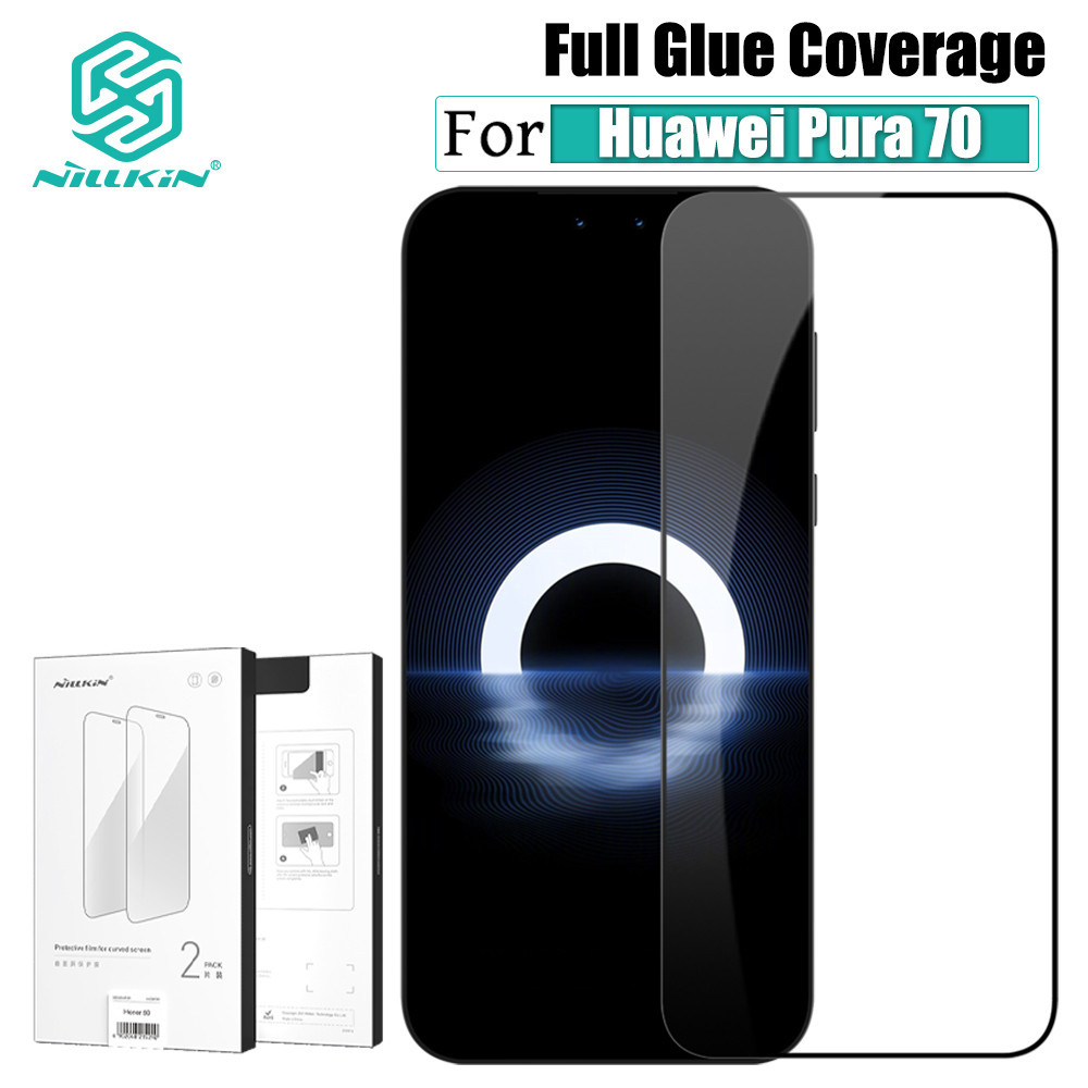 Nillkin 2 ชิ้นปกป้องหน้าจอสําหรับ Huawei Pura 70 ฟิล์ม Plexiglass ทนต่อแรงกระแทก (ไม่ใช่กระจกนิรภัย)