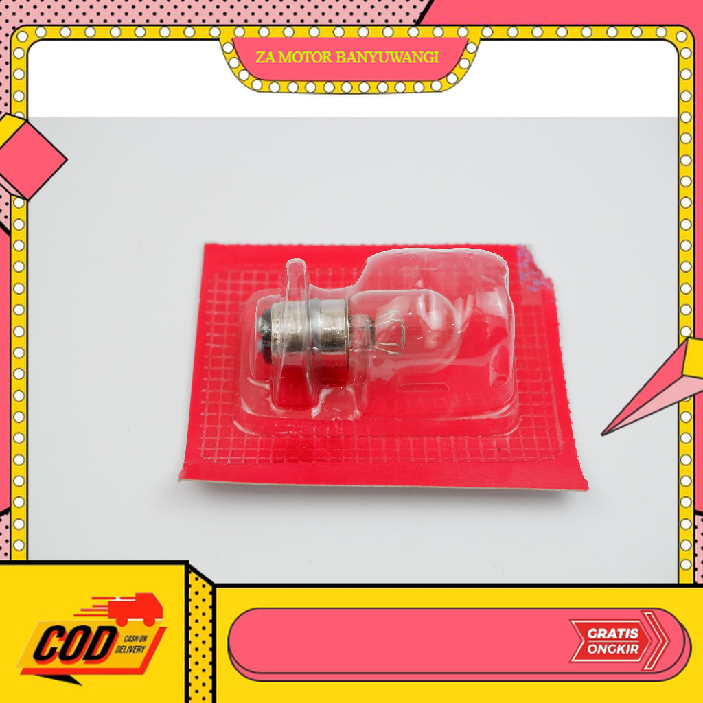 Beat ไฟหน้ารถจักรยานยนต์ Honda 12V 25Watt หลอดไฟหน้า 34901-KFV-B51 อะไหล่มอเตอร์ไซค์