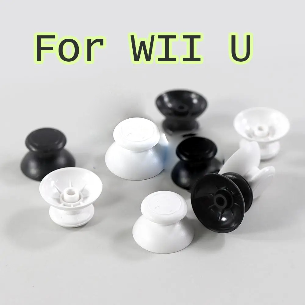 Weiaifeecy 2PCS 3D Analog จอยสติ๊ก Thumb Stick Grip Cap Controller ฝาครอบ Rocker Thumbstick สําหรับ Nintendo Wii U ใหญ่ขนาดเล็กหมวกเห็ด