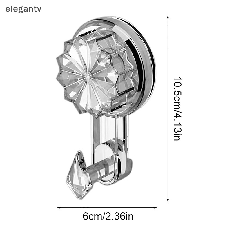 Egn Strong ดูดถ้วย Hook Reusable Heavy Duty สูญญากาศดูดถ้วยแก้ว Hook Window Wall ห้องครัวห้องน้ํา Hook สําหรับผ้าเช็ดตัว N ราคา ถูกที่สุด ดีลบีเคเค แกลเลอรีภาพที่ 5
