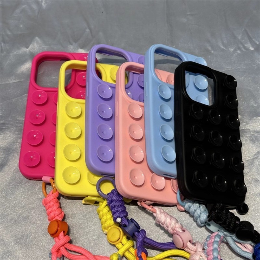 สําหรับ IPhone 14 Pro Max IPhone เคสซิลิโคน Soft Case IPhone 11 เกาหลี 3D Sucker Simple Case Full Body เคสกันกระแทกสําหรับ IPhone 15 14 13 12 11 Pro Max